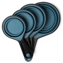 Load image into Gallery viewer, Krumbs Kitchen 4-Piece Silicone Collapsible Measuring Cups