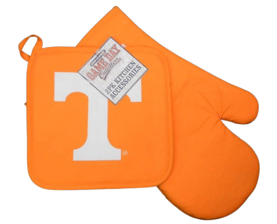 Tennessee Volunteers Set of 2 Kitchen Oven Mitt & Pot Holder