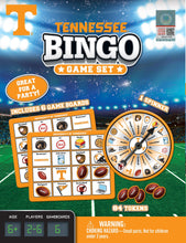 Load image into Gallery viewer, NCAA University of Tennessee Bingo Game Set