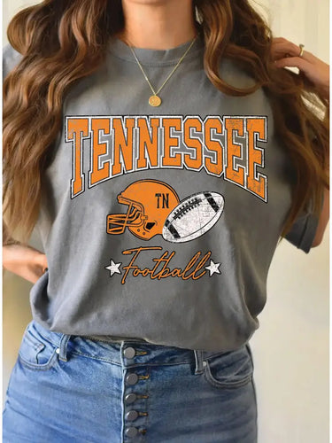 Tennessee Football Graphic Grey T-Shirt