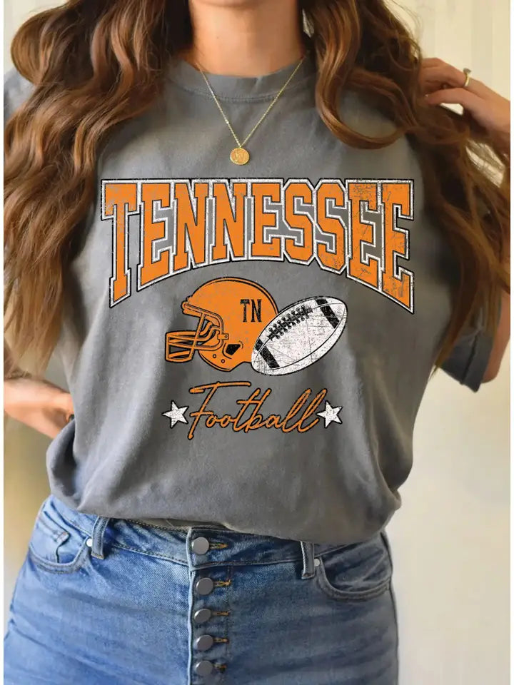 Tennessee Football Graphic Grey T-Shirt