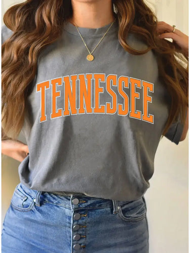 Tennessee Puff Grey Graphic T-Shirt