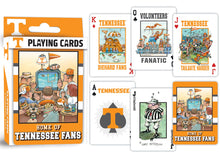 Load image into Gallery viewer, NCAA Tennessee Volunteers Fan Deck Playing Cards