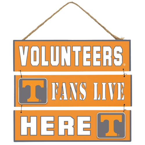 Tennessee Volunteers Fans Live Here Sign