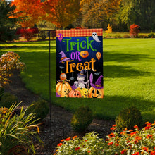 Load image into Gallery viewer, Briarwood Lane Trick or Treat Halloween Garden Flag