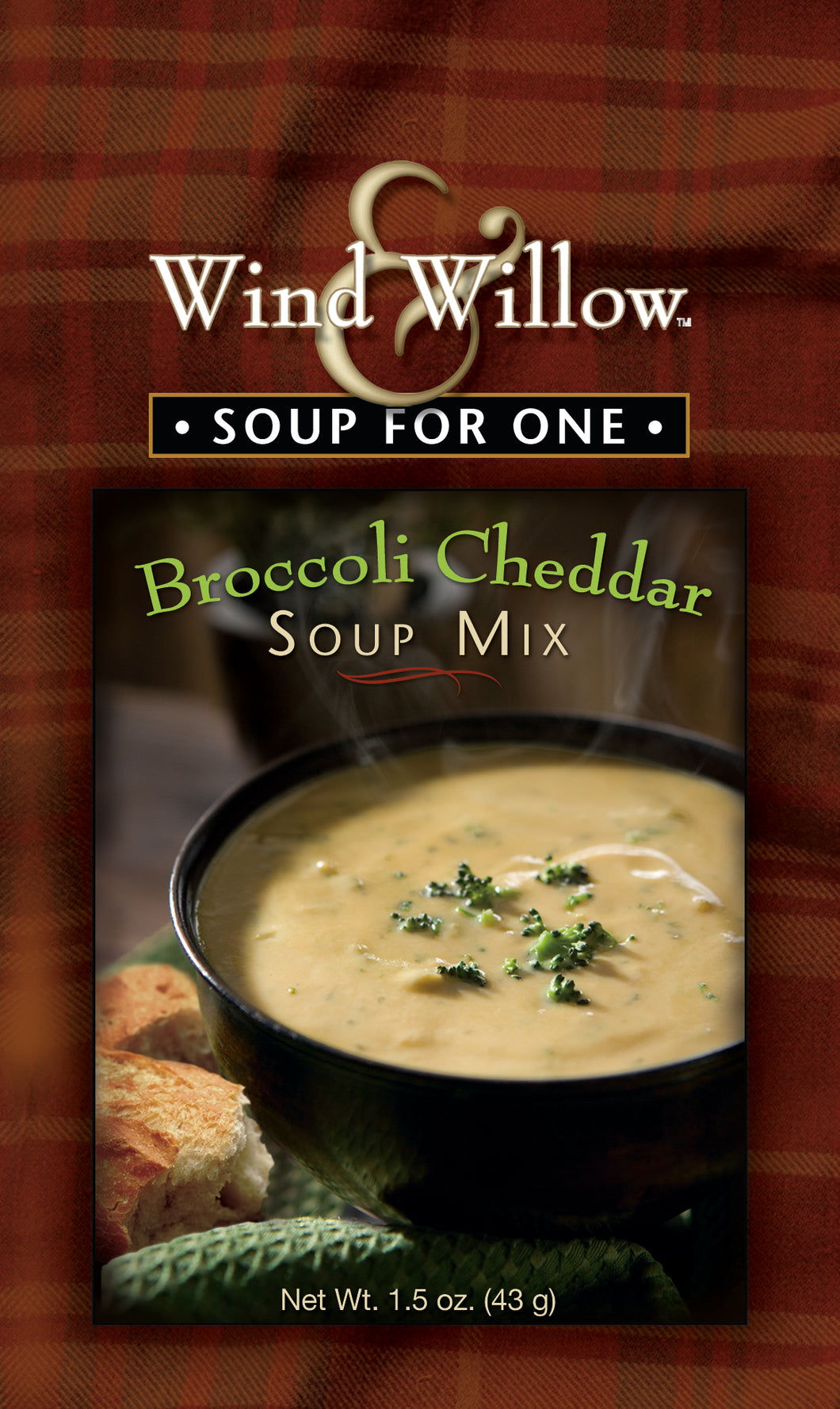 Wind & Willow Soup for One 1-Cup Broccoli Cheddar Soup Mix