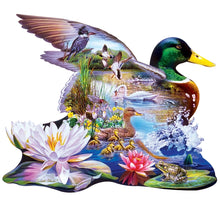Load image into Gallery viewer, Woodland Ducks 500 Piece Shaped Puzzle
