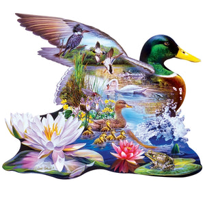 Woodland Ducks 500 Piece Shaped Puzzle