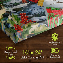 Load image into Gallery viewer, Briarwood Lane Winter Friends Large LED Canvas Art