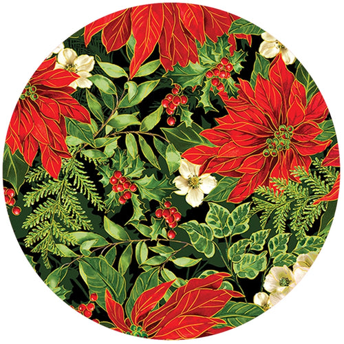 Poinsettia Non-Slip Silicone Jar Opener