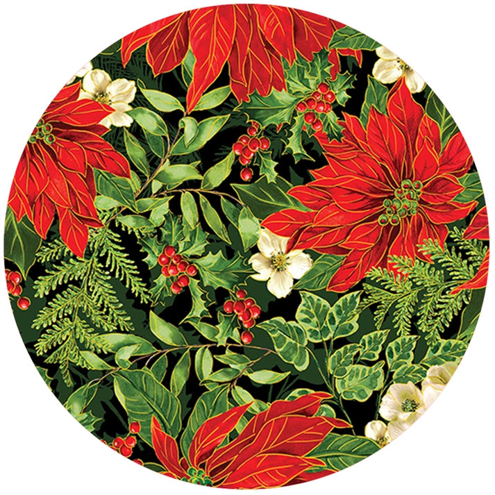 Poinsettia Non-Slip Silicone Jar Opener