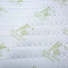 Load image into Gallery viewer, Bamboo Aloe Vera Hypoallergenic Mattress Pad