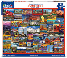 Load image into Gallery viewer, White Mountain Best Places in America 1000 Piece Jigsaw Puzzle