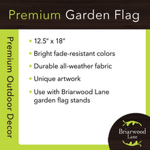 Load image into Gallery viewer, Briarwood Lane Bunny Greeting Spring Garden Flag