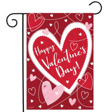 Load image into Gallery viewer, Briarwood Lane Heart Toss Garden Flag
