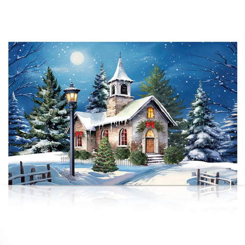 Briarwood Lane Holy Night Large LED Canvas Art