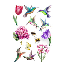 Load image into Gallery viewer, Briarwood Lane Springtime Hummingbirds Window Clings