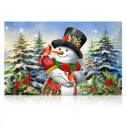 Briarwood Lane Winter Friends Large LED Canvas Art