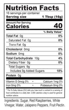 Load image into Gallery viewer, Cooper&#39;s Mill Raspberry Jalapeno Jam, Half Pint