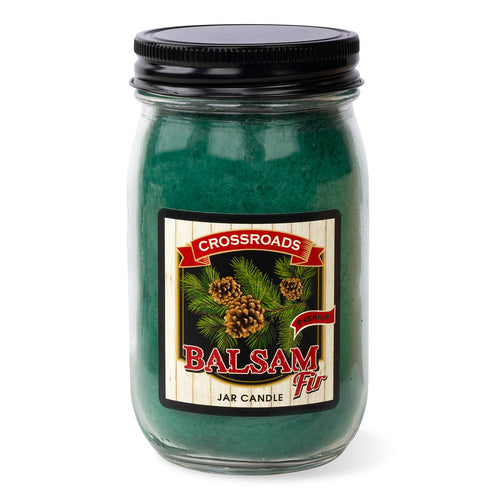 Crossroads Balsam Fir 12oz. Jar Candle