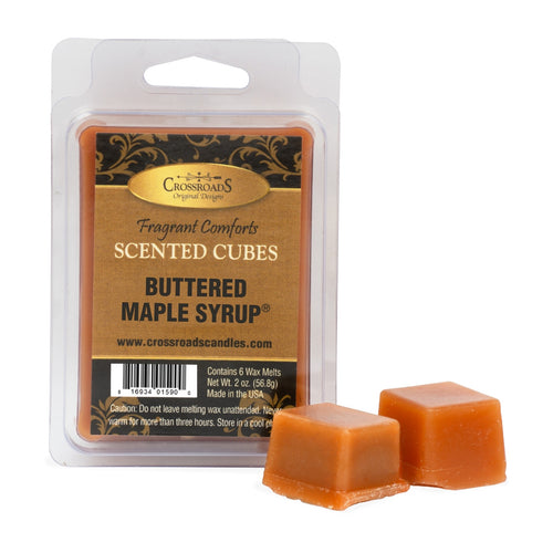 Crossroads Buttered Maple Syrup Scented Wax Melt Cubes