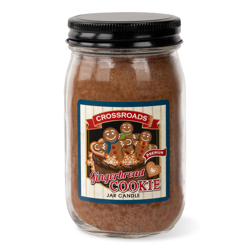 Crossroads Gingerbread Cookie 12oz. Jar Candle