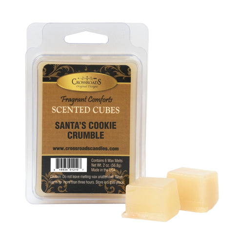Crossroads Santa's Cookie Crumble Scented Wax Melt Cubes