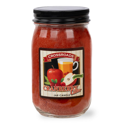 Crossroads Cranberry Cider 12oz. Jar Candle