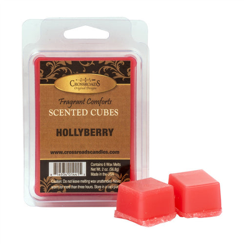 Crossroads Hollyberry Scented Wax Melt Cubes