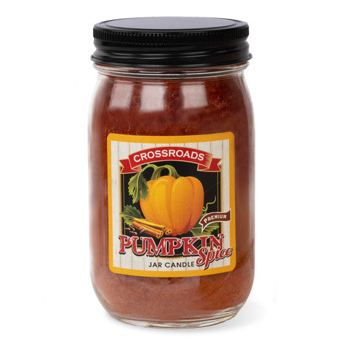 Crossroads Pumpkin Spice 12oz. Jar Candle