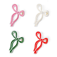 Load image into Gallery viewer, Crush Christmas Bow What Fun Claw Clip