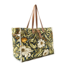 Load image into Gallery viewer, Myra Bag Dark Green Lovely Florals Weekender Bag