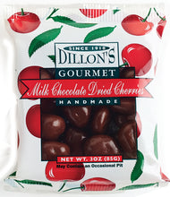 Load image into Gallery viewer, Dillon&#39;s Gourmet Milk Chocolate Dried Cherries Snack Pack