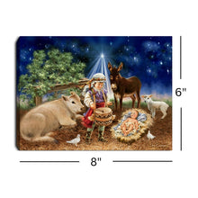 Load image into Gallery viewer, Little Drummer Boy 8x6 Lighted Tabletop Canvas Picture