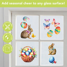 Load image into Gallery viewer, Briarwood Lane Springtime Bunnies Easter Window Clings