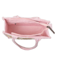 Load image into Gallery viewer, Myra Bag Gypsy Lace Light Pink Beaded Canvas Bag