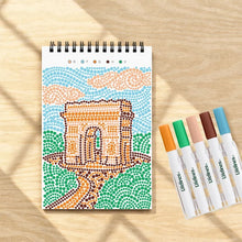 Load image into Gallery viewer, FlowArt Mini - Dot-by-Letter Postcard Places