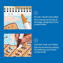 Load image into Gallery viewer, FlowArt Mini - Dot-by-Letter Postcard Places