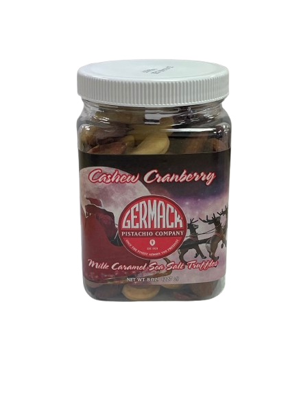 Germack Holiday Cashew Cranberry Nut Mix Mini Jar