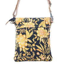 Load image into Gallery viewer, Myra Bag Golden Noir Sunlit Grove Crossbody Bag