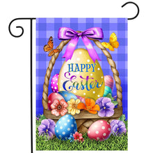 Load image into Gallery viewer, Briarwood Lane Happy Easter Egg Basket Garden Flag