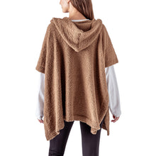Load image into Gallery viewer, Hello Mello Always Cozy Hooded Poncho (SHIPS FREE!)