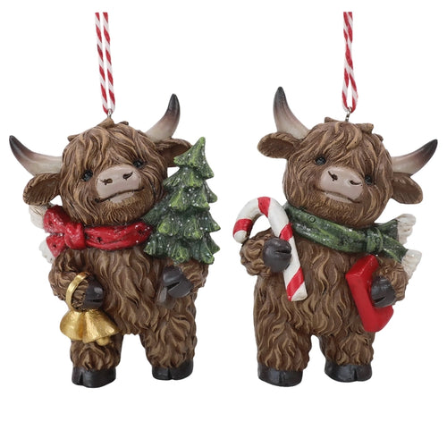 Horis the Highlander Cow Ornament