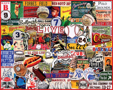 Load image into Gallery viewer, White Mountain I Love Baseball 1000 Piece Jigsaw Puzzle