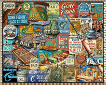 Load image into Gallery viewer, White Mountain I Love Fishing 1000 Piece Jigsaw Puzzle