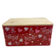 Load image into Gallery viewer, Temp-tations Metal Romance Collection: Breadbox or Canister Set