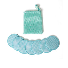 Load image into Gallery viewer, Lemon Lavender In the Clear 7-Piece Reusable Makeup Removing Towel Rounds