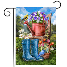 Load image into Gallery viewer, Briarwood Lane In the Garden Spring Garden Flag