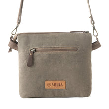 Load image into Gallery viewer, Myra Bag Inkwild Vintage Ivory Fringe Crossbody Bag