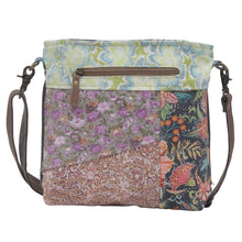 Load image into Gallery viewer, Myra Bag Le Fleur Blu Shoulder Crossbody Bag